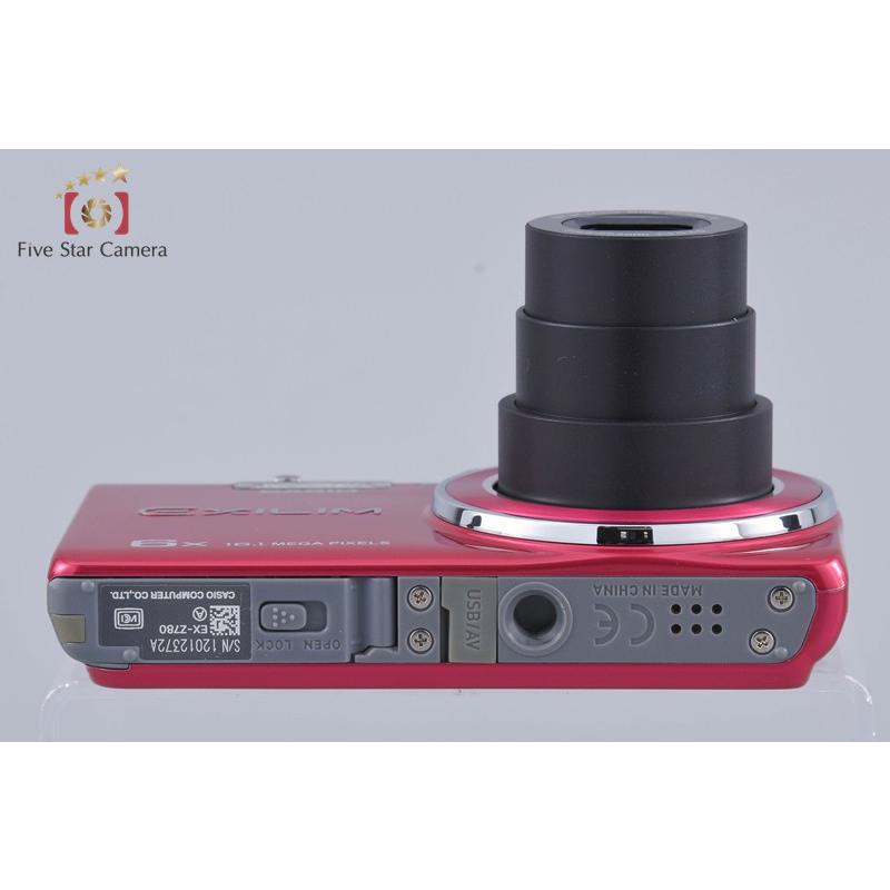 EXILIM 【中古】Casio カシオ EX-Z780 レッド コンパクトデジタル