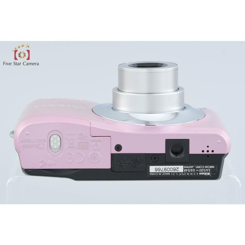 COOLPIX 【中古】Nikon ニコン L21 ピンク コンパクトデジタルカメラ