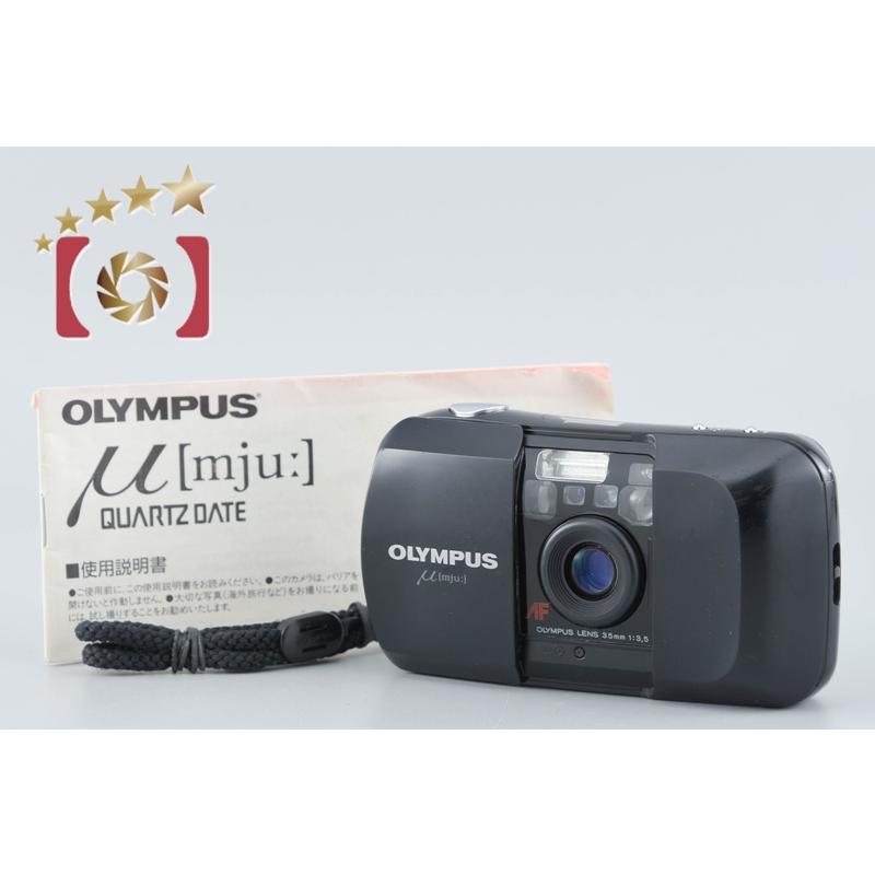 オリンパス（OLYMPUS） 【中古】OLYMPUS μ[mju:] ブラック コンパクト