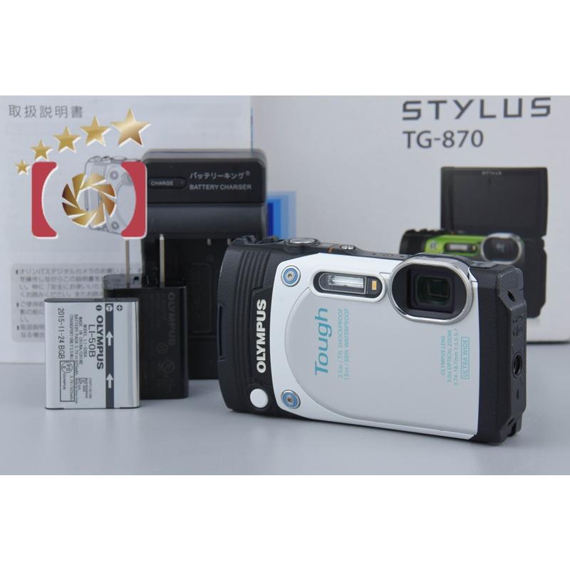 オリンパス（OLYMPUS） 【中古】OLYMPUS STYLUS TG-870 Tough ホワイト