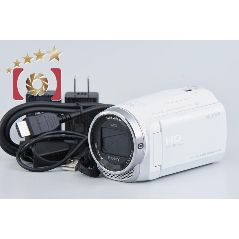 中古】SONY HDR-CX680 ホワイト 本体 バッテリー2個付き 中古】SONY