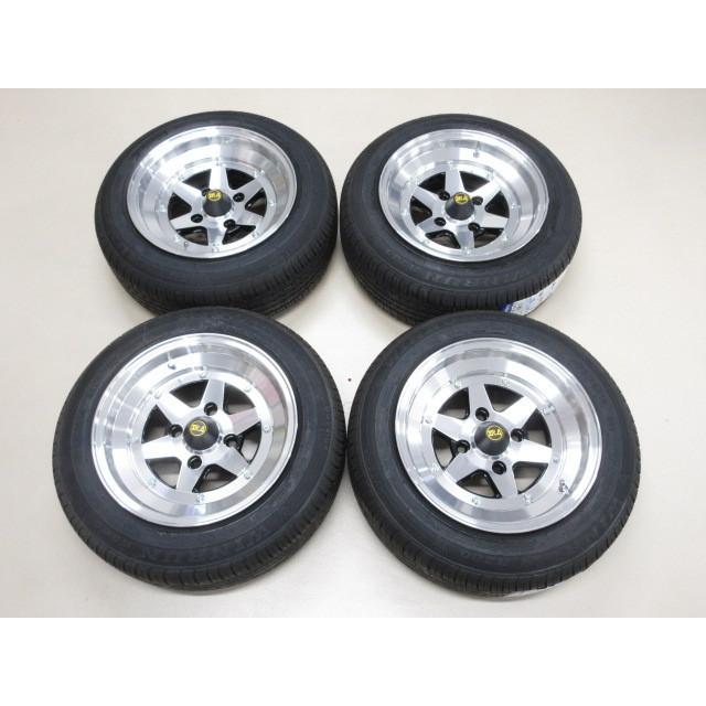 新品 復刻版 タイヤ付 ロンシャン 14インチ 4H 7J PCD114.3 オフセット