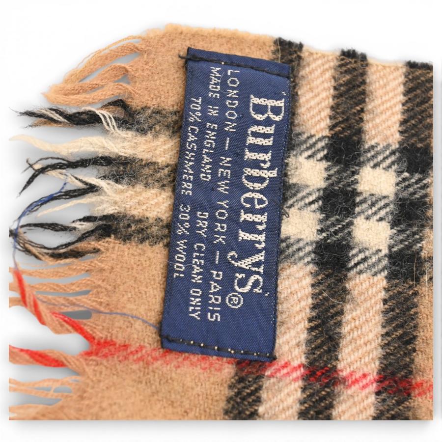 BURBERRY（バーバリー） マフラー ノバチェック ベージュ Bランク