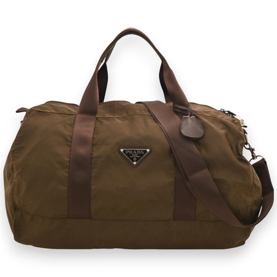 PRADA（プラダ） ボストンバッグ ナイロン 三角ロゴ Bランク pr5812cc