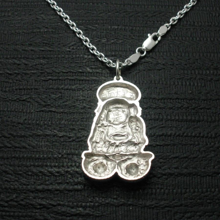 ペンダント 仏像 三面大黒天 メンズ シルバー925 ネックレス 豊臣