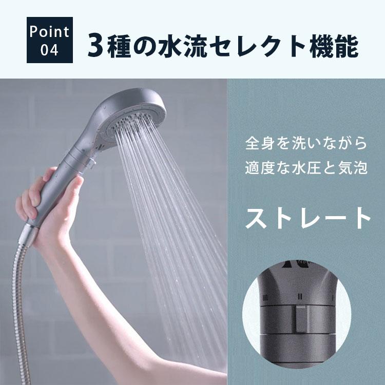 Noend オーガニックファインバブル シャワーヘッド NB-SH-002｜塩素