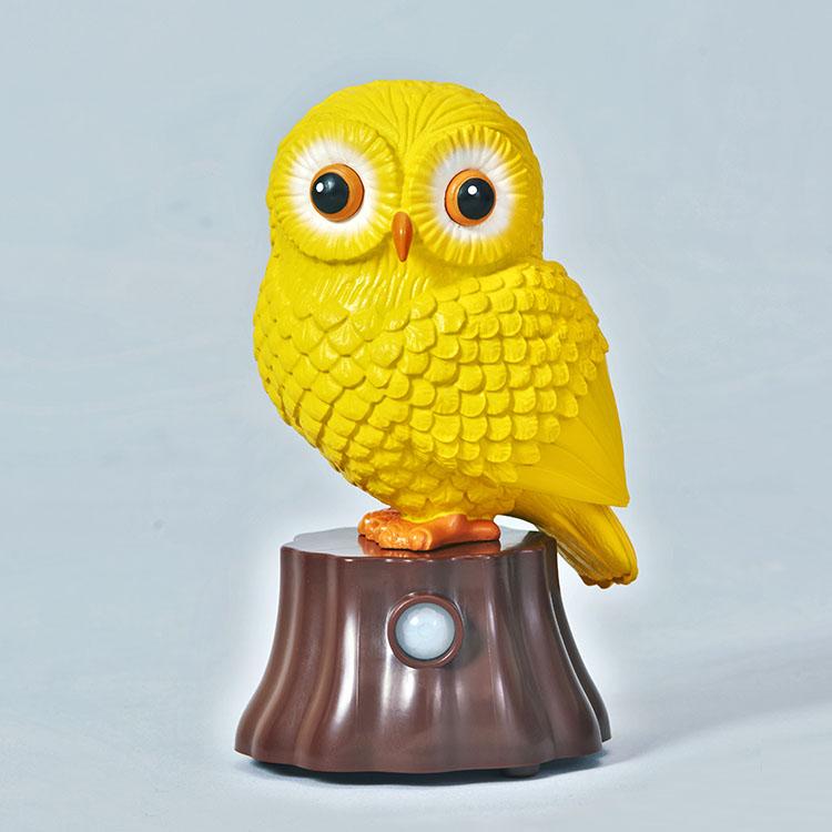 我が家の福ちゃん 人感センサー しゃべる 玄関 ふくろう お喋り