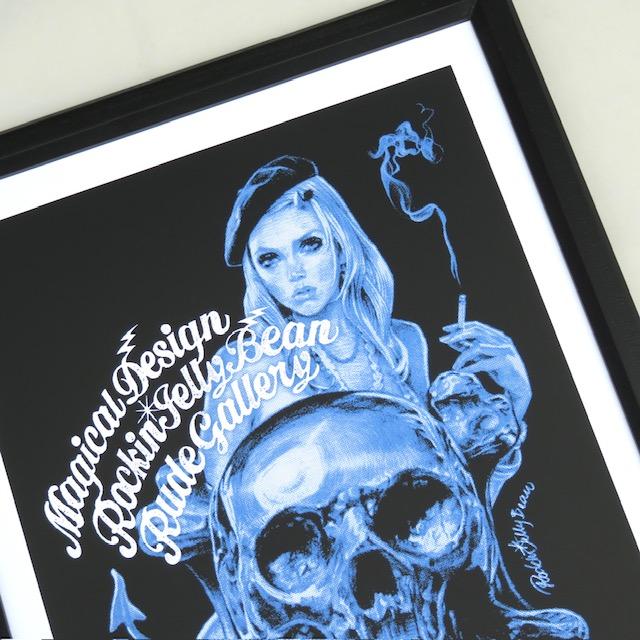 フレーム付 250枚限定 ロッキンジェリービーン PARIS NOIR シルク