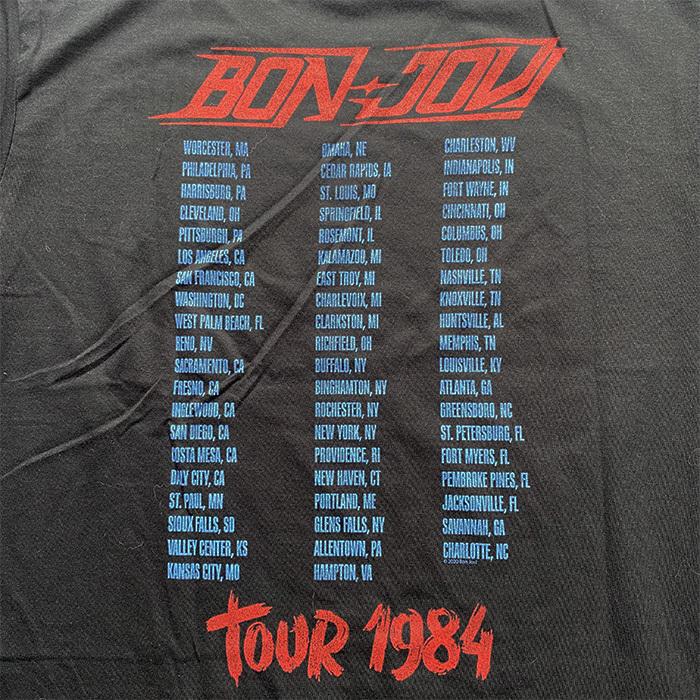 BON JOVI ボン・ジョヴィ Tシャツ TOUR 1984 ビンテージ バンドTシャツ
