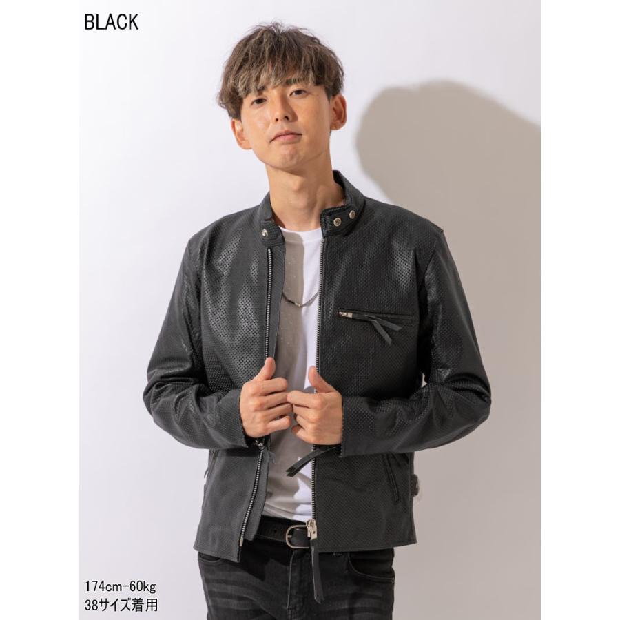 フリーダムレザー 革ジャン メンズ 本革 シングルライダース