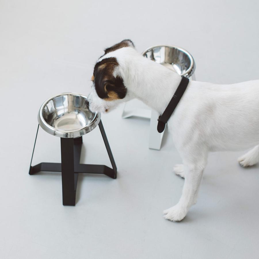 pecolo Food Stand S(hightall) ステンレス フードボウルスタンド 犬