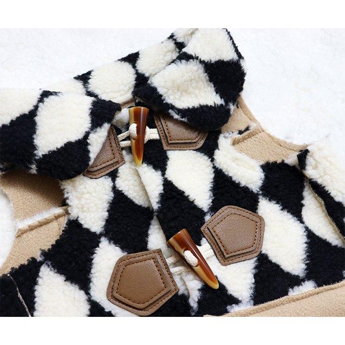 ボアベスト 犬服 犬 ボア 裏フリース 冬服 フレンチブルドッグ服 パグ