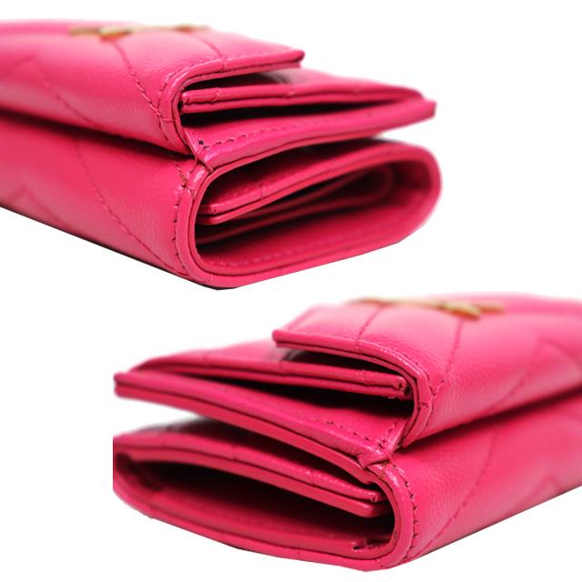 SAINT LAURENT （美品）サンローラン YSL コンパクト ウォレット