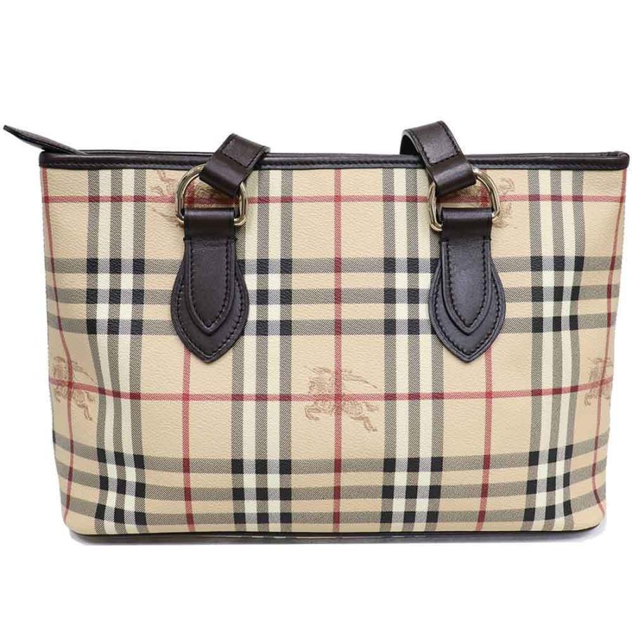 BURBERRY（バーバリー） ノバチェックトートバック PVC × レザー