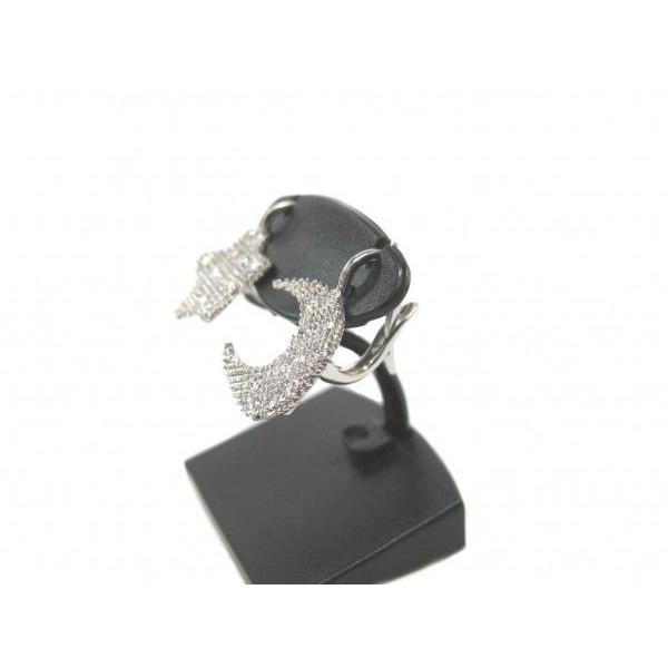 Ponte Vecchio（ポンテヴェキオ） 星・月ピアス WG ホワイトゴールド