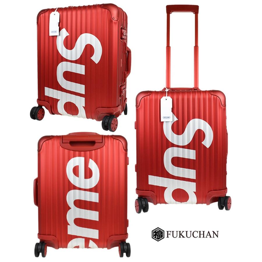 Supreme×RIMOWA/シュプリーム×リモワTopas Multiwheel 45L Red