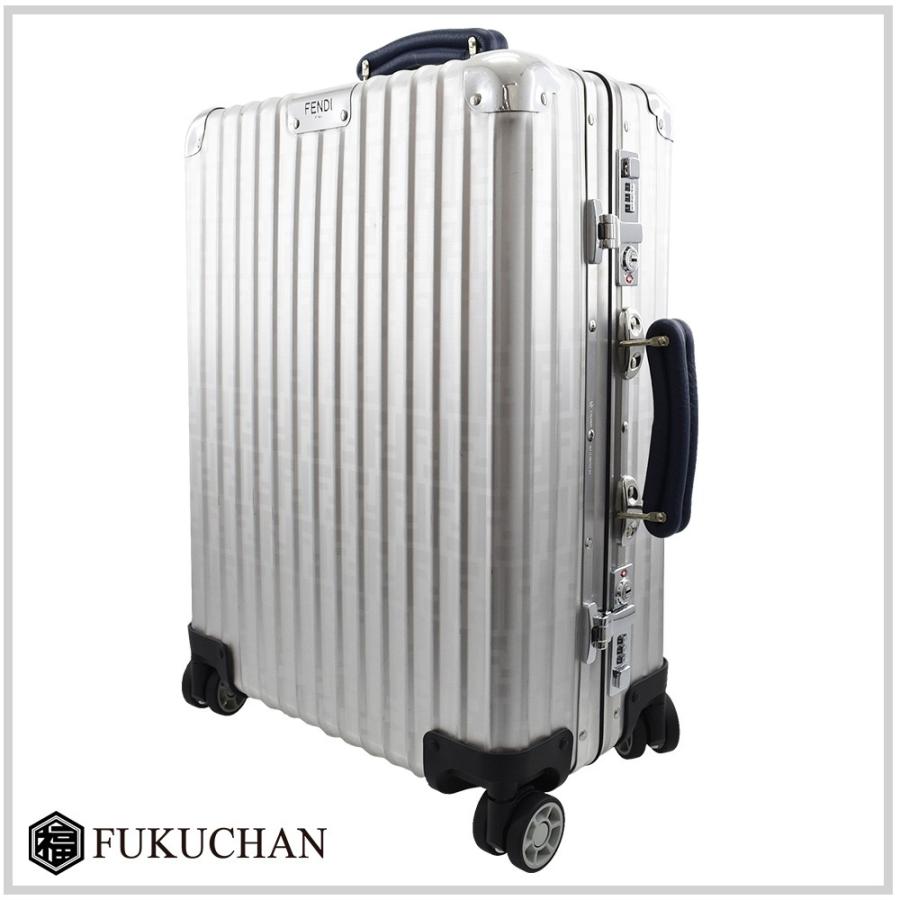 Fendi シルバー キャリーケース 中型