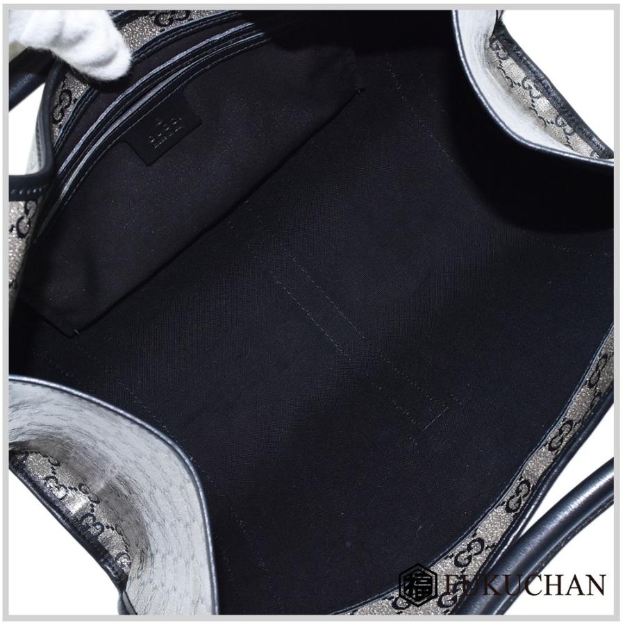 GUCCI グッチ GGクリスタル ネイビー トートバッグ