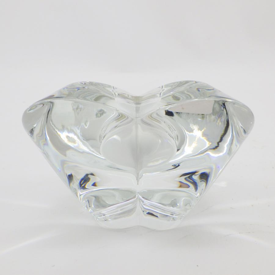 バカラ（Baccarat） ハート クロック ペーパーウェイト 計2点 現状品