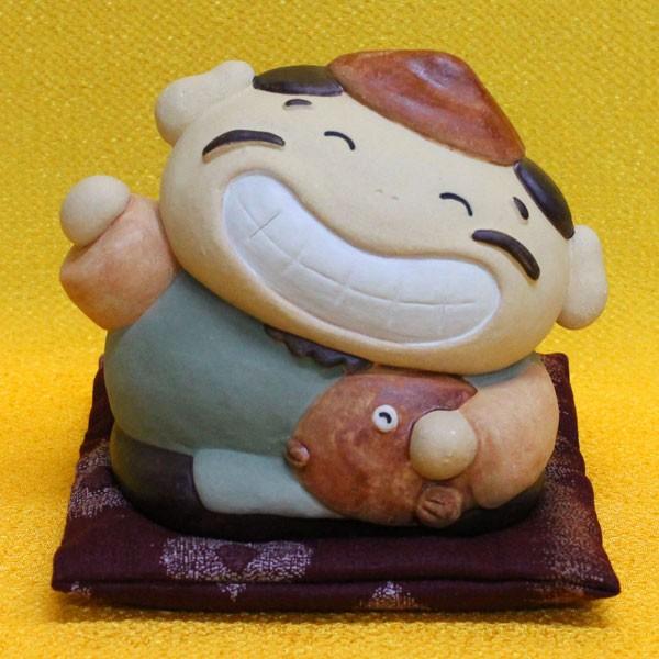 七福神 置物 日本製陶器 常滑焼【七福神7人揃い(座布団付き)o-(273