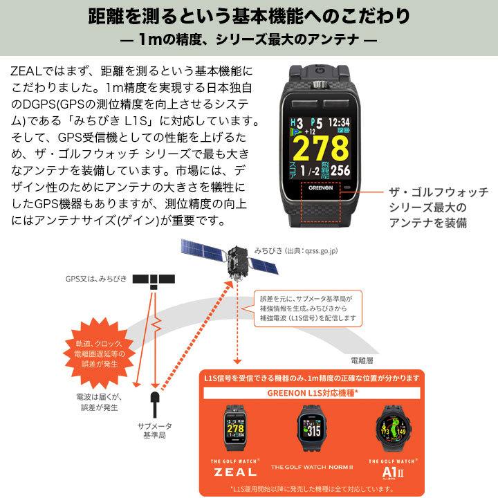 ✨ほぼ新品✨グリーンオン ZEAL GPSナビ スイングチェック機能付き