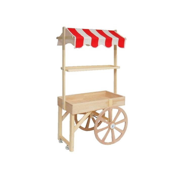 マルシェ ワゴン イベント セール 屋台 販売台 テント屋根付き 木製