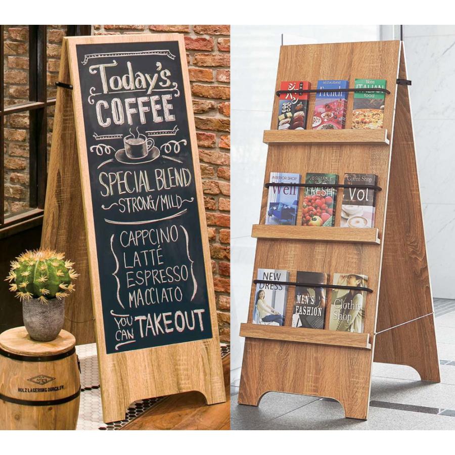 チョーク マーカー マグネット可能な黒板ボード付きカタログスタンド