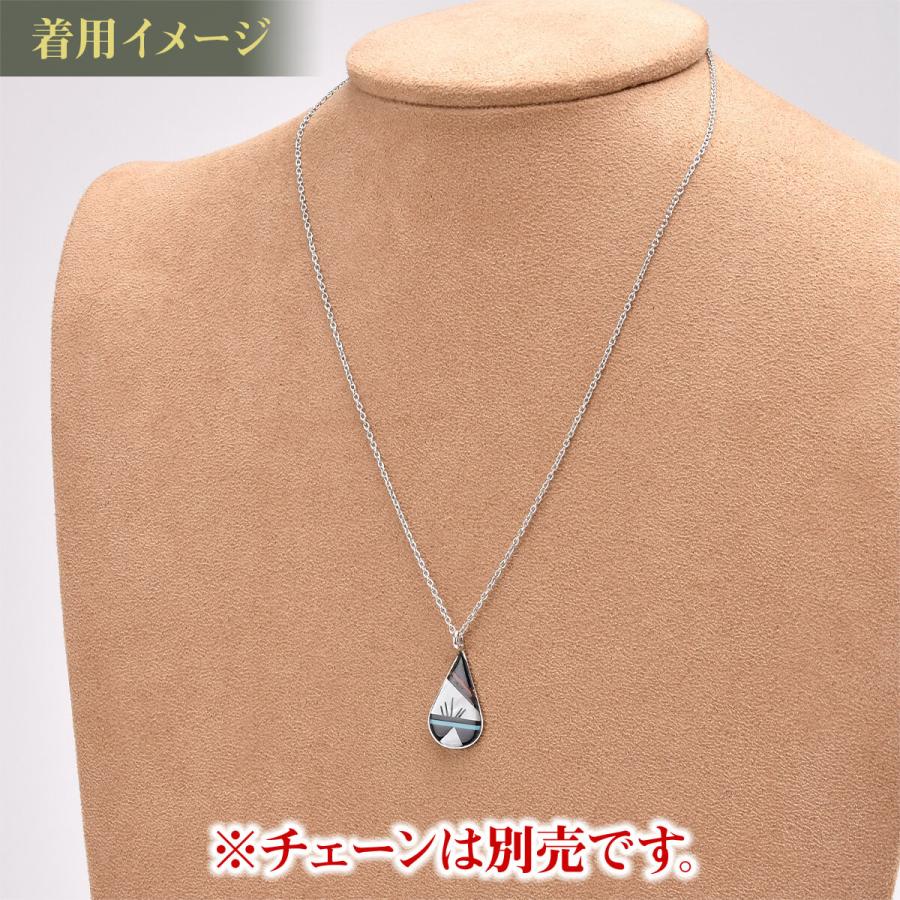 Indian Jewelry FUNNY公式ストア ズニ族 ティアドロップ インレイ