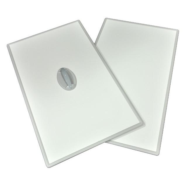 東プレ 風呂ふた 68 ×98cm 2枚割 Ag取手付きアルミ組み合わせ風呂ふた