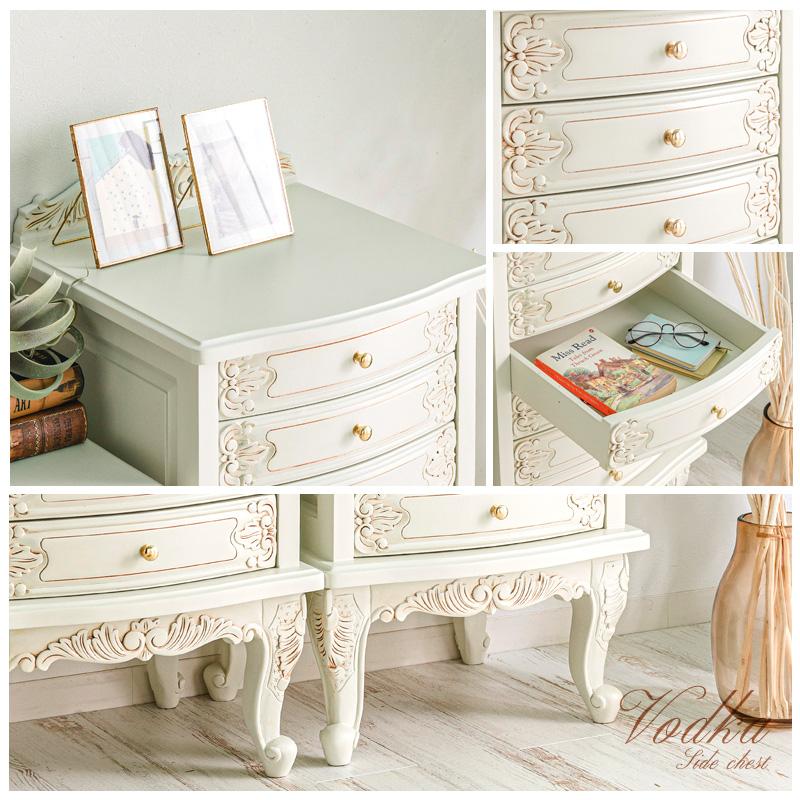 MINT チェスト アンティーク調チェスト おしゃれ かわいい 4段 猫脚