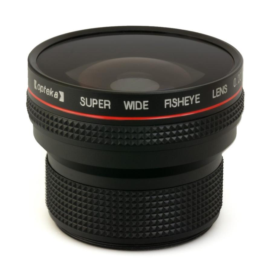 オプテカ Opteka 0.20X 高解像 魚眼 コンバージョンレンズ (52/55/58mm