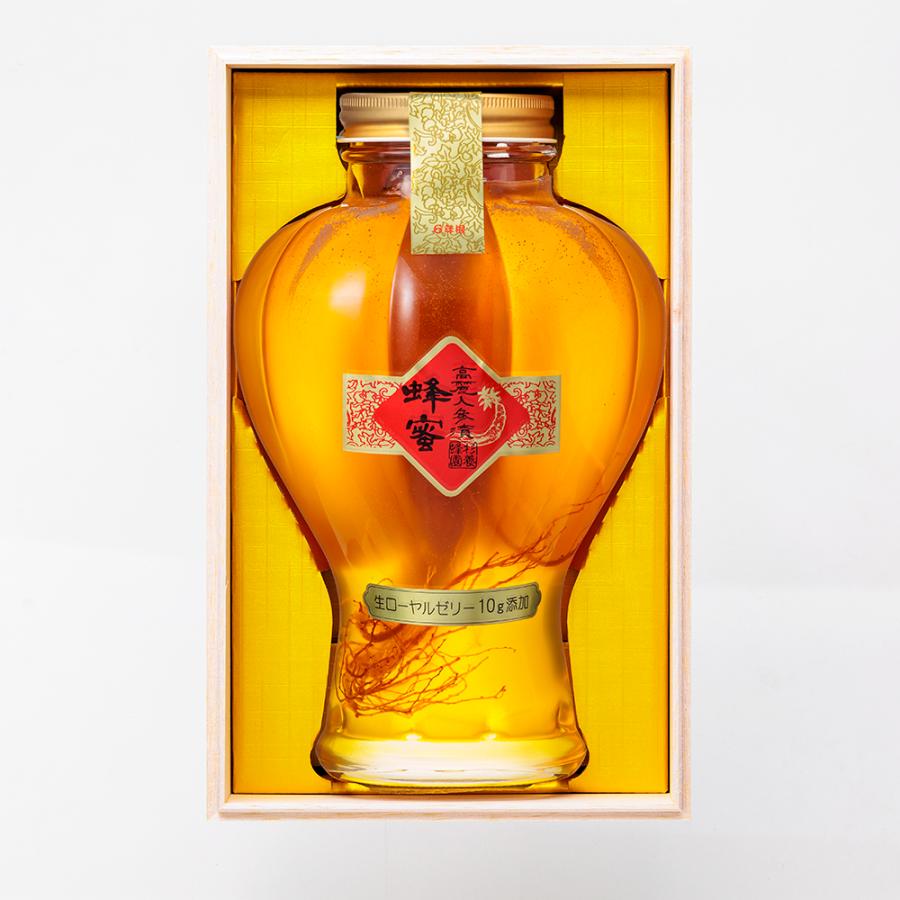 高麗人参蜂蜜漬6年根 (生ローヤルゼリー10g添加 1.48kg) C80 : 杉養蜂