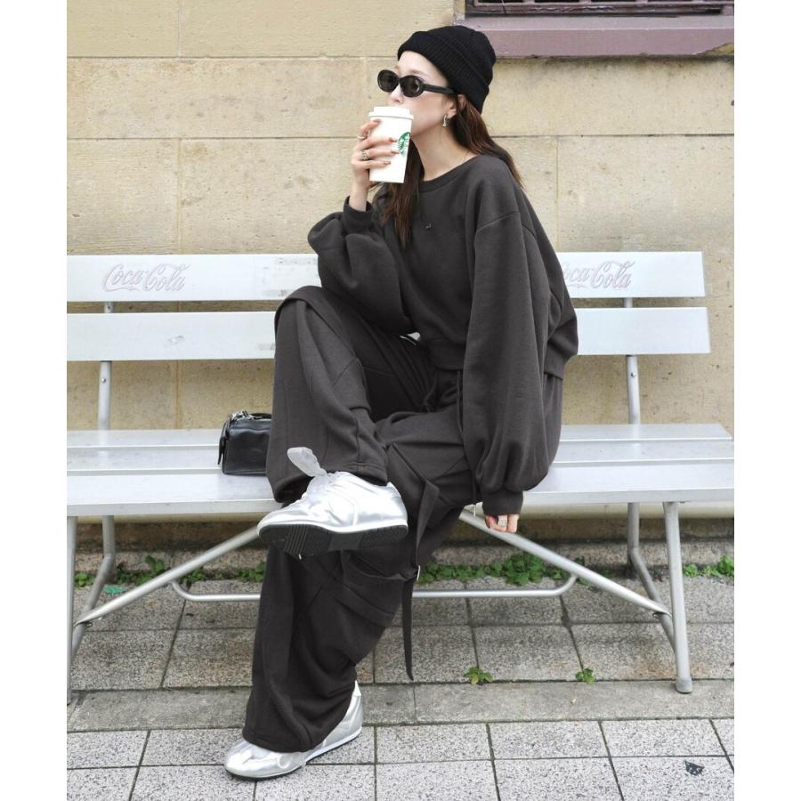 marina×クラシカルエルフコラボ》プレート付きクロップドオフショル可