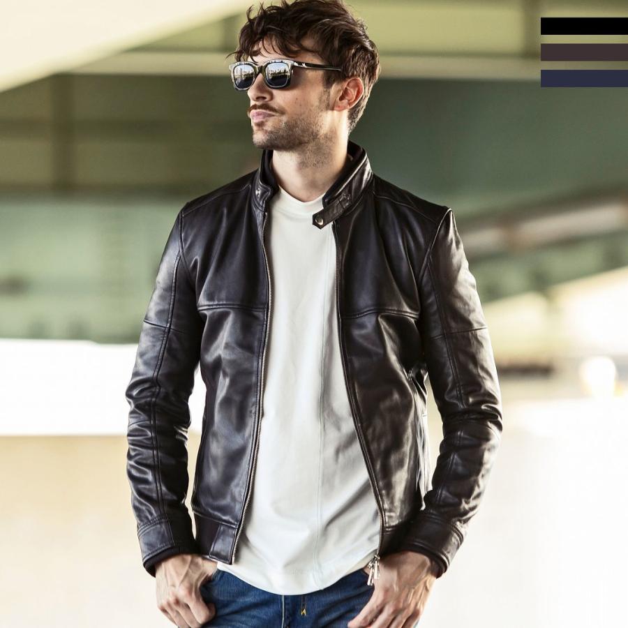 直営店・WEB限定】AKM Contemporary レザーブルゾン : マルイ(丸井