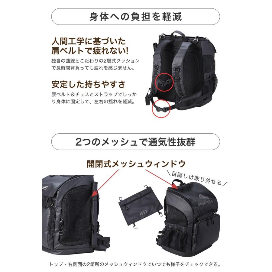 マ*ン様 エアバギー 3WAY バックパックキャリー レギュラー ブラック