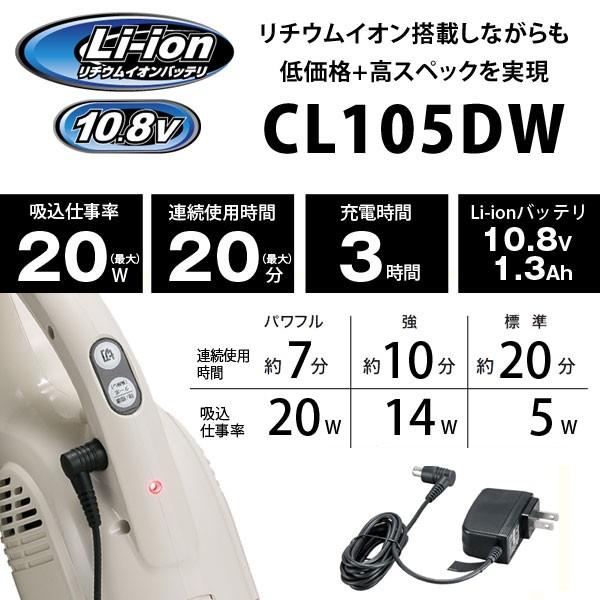 マキタ コードレス 掃除機 CL105DW コードレスクリーナー リチウム
