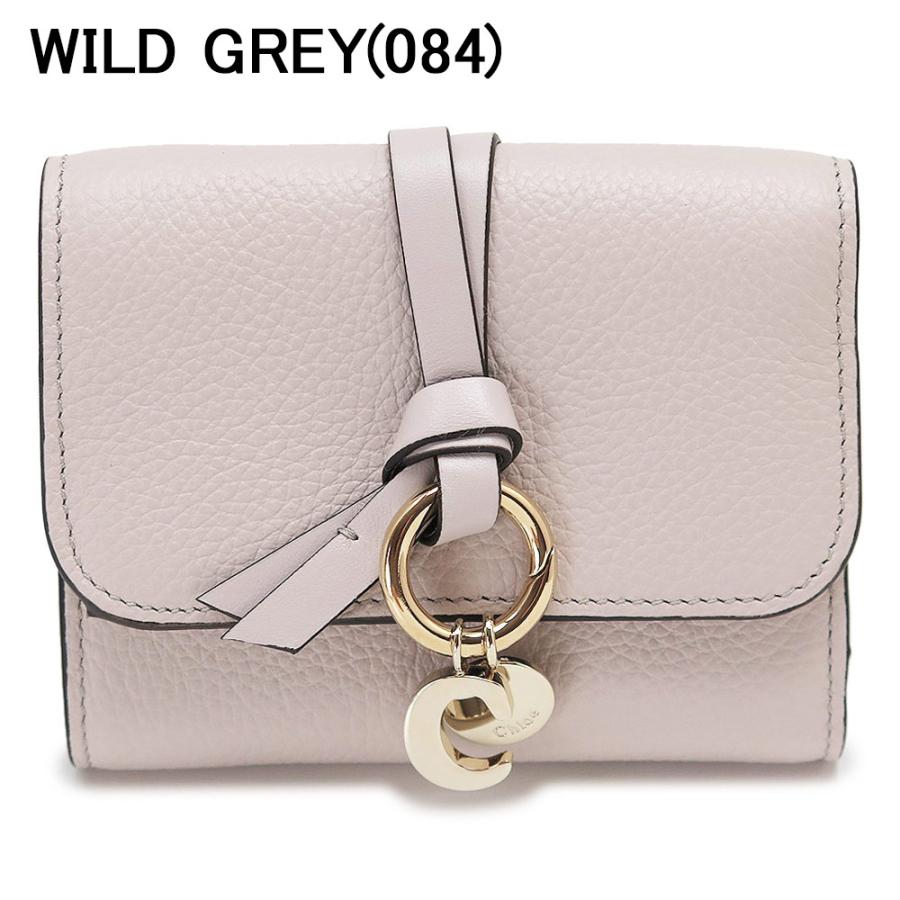 Chloé クロエ ホワイトレザー三つ折り財布 スモールトリフォールド