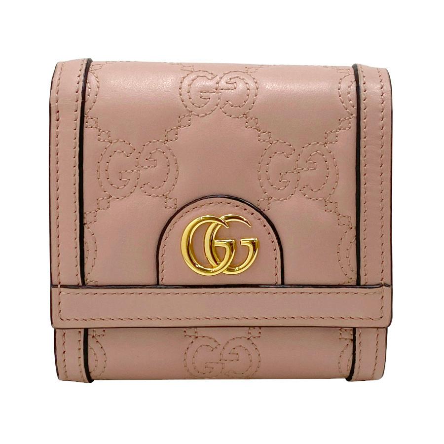 GUCCI（グッチ） 【新品】GUCCI 二つ折り財布 GG MATELASSE GG