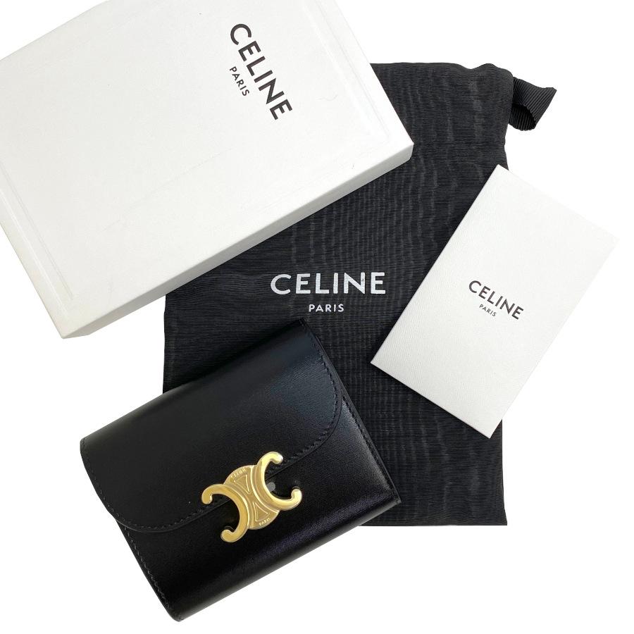 CELINE（セリーヌ） 【新品】セリーヌ 折り財布 スモール フラップ