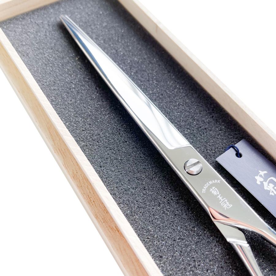 菊王冠 TX-800 仕上鋏 髪ヘアカット鋏 日本製トリミングシザー プロ