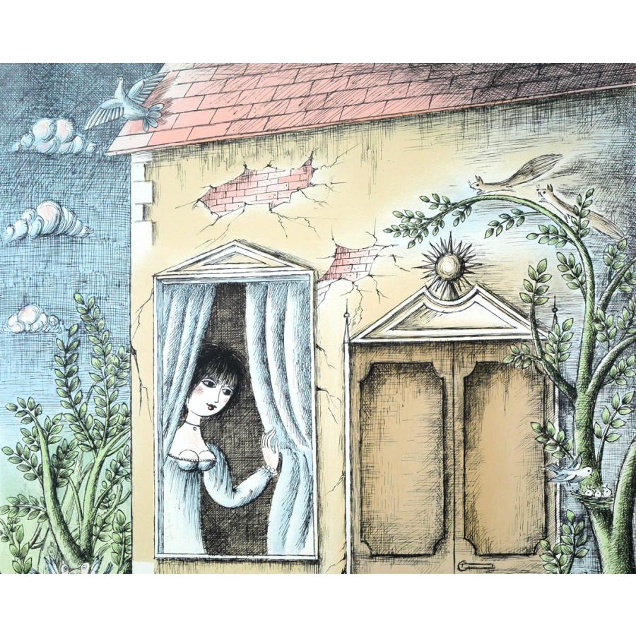 レイモン ペイネ(Raymond Peynet)「内気な恋人」リトグラフ・限定