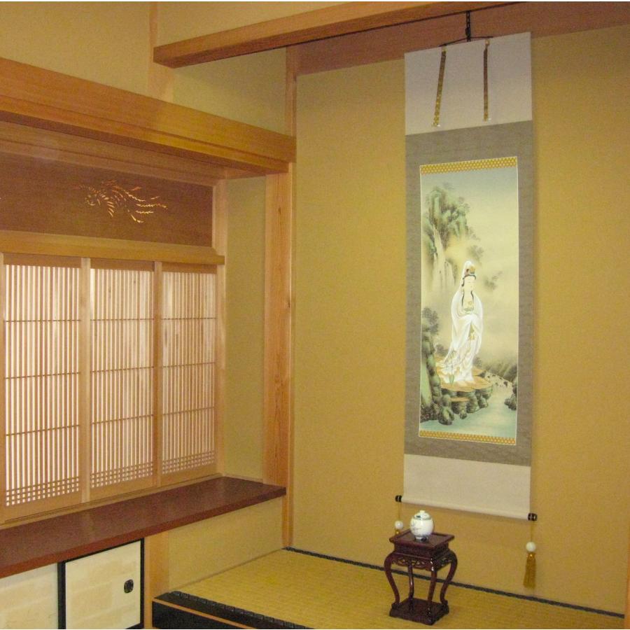 掛け軸 掛軸 岩上観音 川島玉峰 (真作・新品) : 掛け軸の専門店 香遊