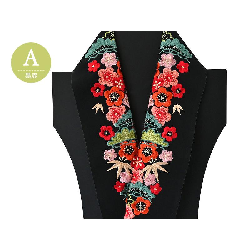 襟先 飾り 3点セット 内1点止めネジ無し 金色メタル 襟先飾り3点セット