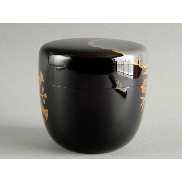 加賀蒔絵 伝統工芸士 前端 雅峯 雪輪 棗 : 古美術植松 - 通販 - Yahoo