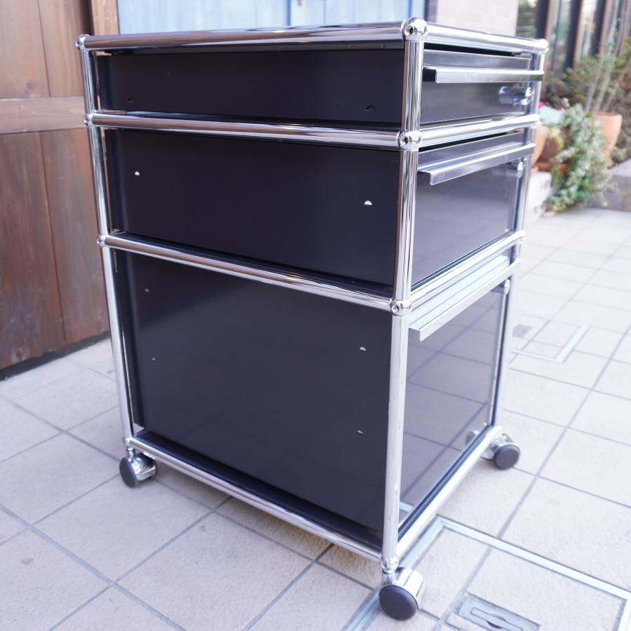 USM ハラー システム 3段 ロールボーイ デスク キャスター ワゴン