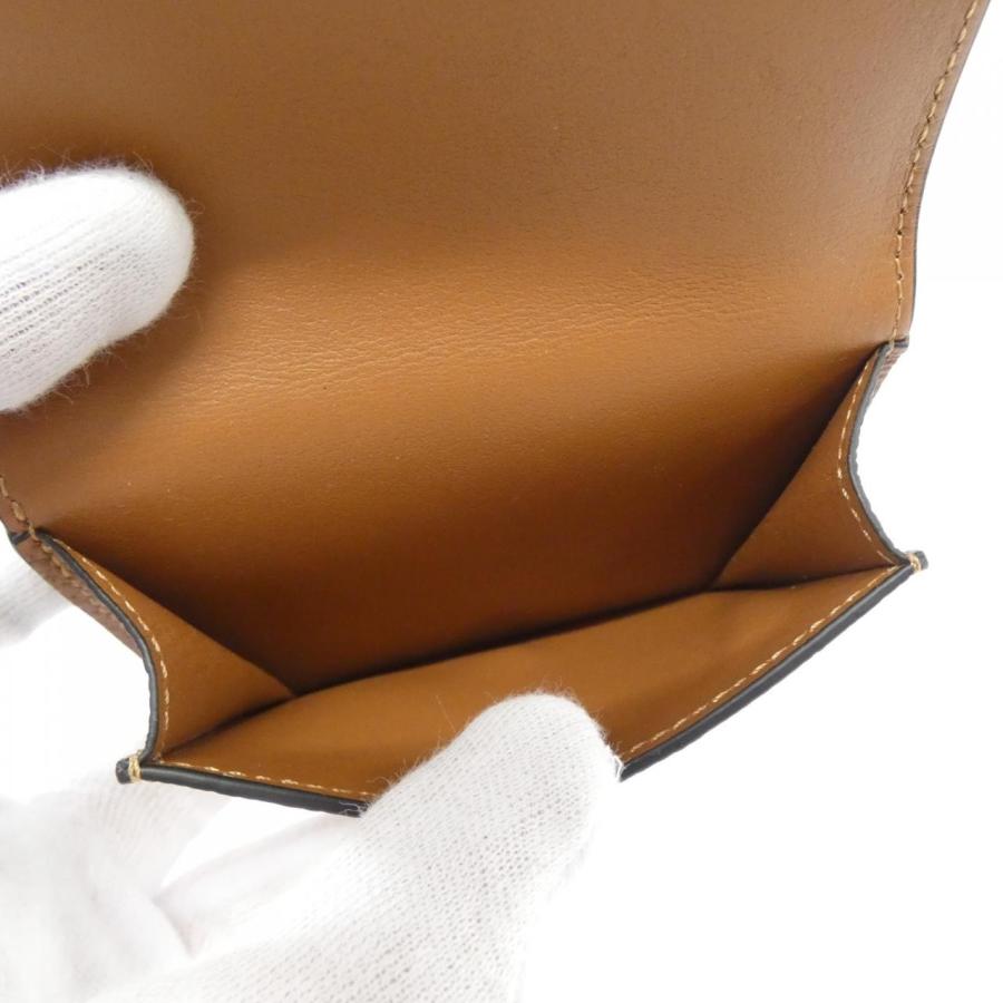 新品】ロエベ アナグラム トライフォールド ウォレット C821TR2X08