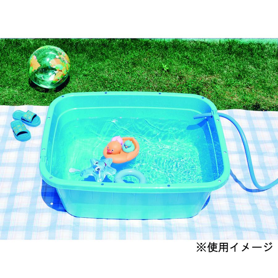 TONBO（新輝合成） トンボ 角型タライ ブルー 80型 : コメリドット