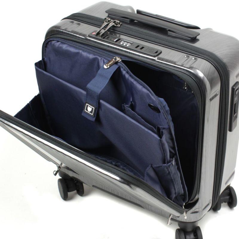 BERMAS バーマス INTER CITY フロントオープン スクエア 4輪 33L 39cm