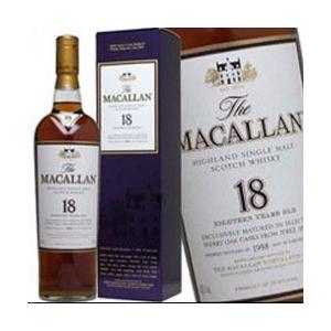 マッカラン 18年 シェリーオーク 700ml 43度 正規輸入品 箱付【お一