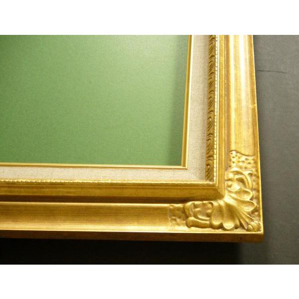 楽天市場】額縁 油絵/油彩額縁 成型フレーム 8904 F4号 ゴールド 金